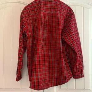 Men’s Eddie Bauer Red aid Button Down Shirt‎ Size L (7)